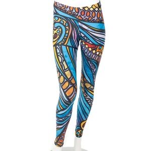 Women's Fishe Wear Radical Redfish Signature Leggings, Medium, GUC
